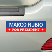 Marco Rubio für Präsidenten 2016 Autoaufkleber (Auf Auto)