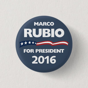 Marco Rubio für Präsidenten 2016 Button