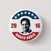 Marco Rubio für Präsidenten 2016 Button (Vorderseite)