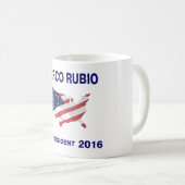Marco Rubio für Präsidenten 2016 Kaffeetasse (VorderseiteRechts)