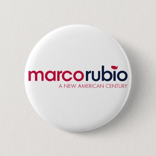 MARCO RUBIO für Präsidenten 2016 KNOPF Button (Vorderseite)