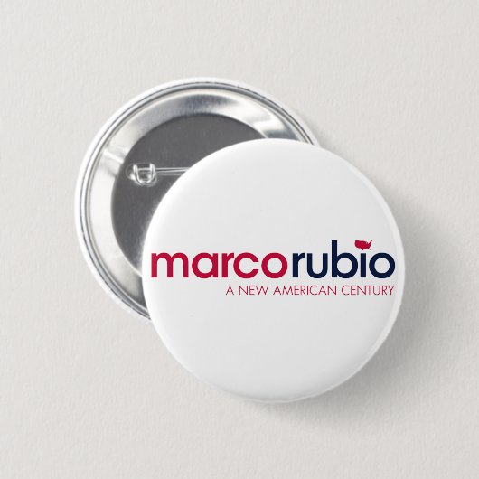 MARCO RUBIO für Präsidenten 2016 KNOPF Button (Vorne & Hinten)