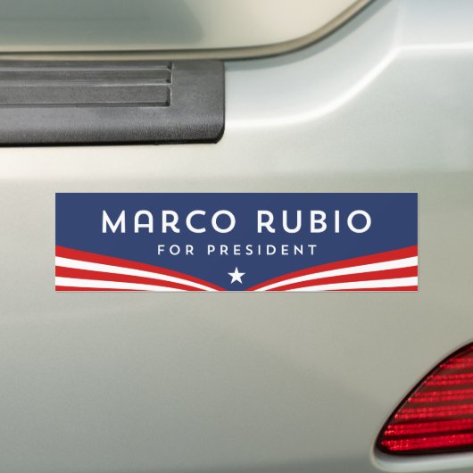 Marco Rubio für Präsidenten Autoaufkleber (Auf Auto)