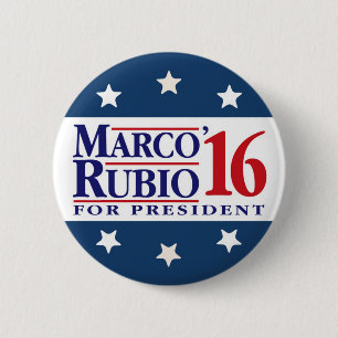 Marco Rubio für Präsidenten Button