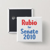 Marco Rubio für Stern-Entwurf des Senats-2010 Button (Vorne & Hinten)