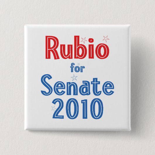 Marco Rubio für Stern-Entwurf des Senats-2010 Button (Vorderseite)