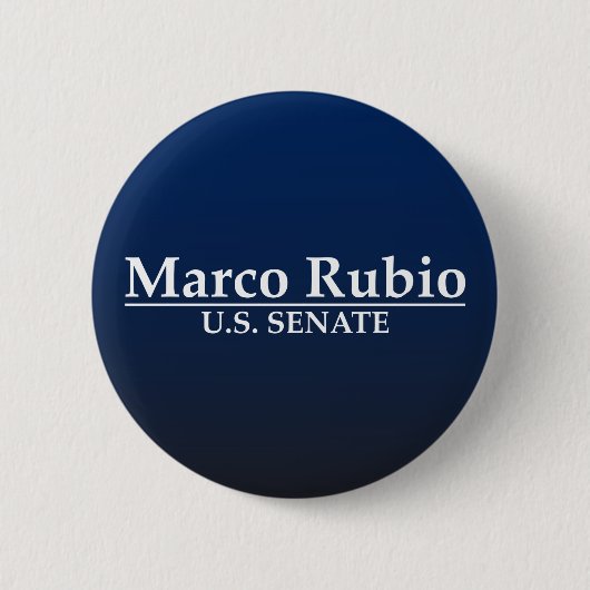 Marco Rubio für US-Senat Button (Vorderseite)