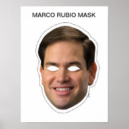 Marco Rubio Mask Poster