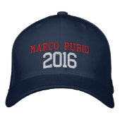 Marco Rubio Präsident 2016 Bestickte Kappe (Vorderseite)