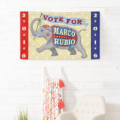 Marco Rubio Präsident 2016 Republikanischer Elefan Banner (Insitu)