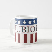 Marco Rubio Präsident 2016 US Flagge Kaffeetasse (Vorderseite Links)