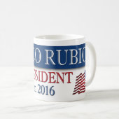 Marco Rubio Präsident 2016 USA Flag Kaffeetasse (VorderseiteRechts)