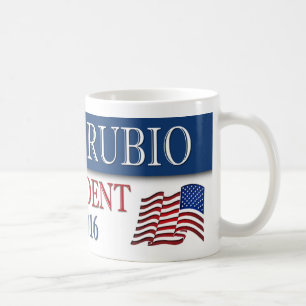 Marco Rubio Präsident 2016 USA Flag Kaffeetasse