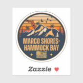 Marco Shores-Hammock Bay, Florida Aufkleber (Blatt)