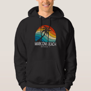 Marconi Beach Massachusetts Strand Palmenbaum Ande Hoodie