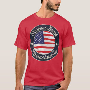 Marconi Beach - Patriotic Massachusetts Souvenir T T-Shirt