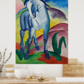 Marc's blaues Pferd Poster (Küche)