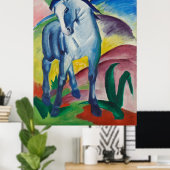 Marc's blaues Pferd Poster (Heimbüro)