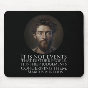 Marcus Aurelius - Alte römische stoische Philosoph Mousepad