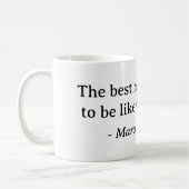 Marcus Aurelius Best Rache Zitat Kaffeetasse (Links)