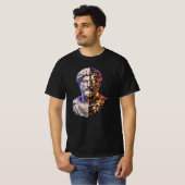 Marcus Aurelius Cyberpunk T-Shirt (Vorne ganz)