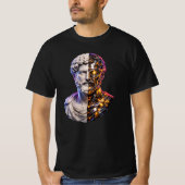 Marcus Aurelius Cyberpunk T-Shirt (Vorderseite)
