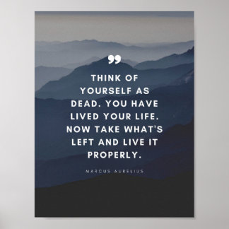 Marcus Aurelius | Denken Sie an sich selbst als to Poster