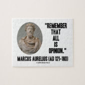 Marcus Aurelius erinnern daran sich, dass alles Puzzle (Horizontal)