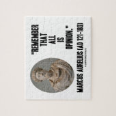 Marcus Aurelius erinnern daran sich, dass alles Puzzle (Vertikal)