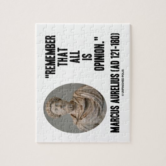 Marcus Aurelius erinnern daran sich, dass alles Puzzle (Vertikal)