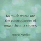 Marcus Aurelius: Erobern Sie Wut, finden Sie inner Aufkleber (Vorderseite)