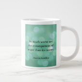 Marcus Aurelius: Erobern Sie Wut, finden Sie inner Jumbo-Tasse (Rechts)