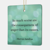 Marcus Aurelius: Erobern Sie Wut, finden Sie inner Keramikornament (Links)