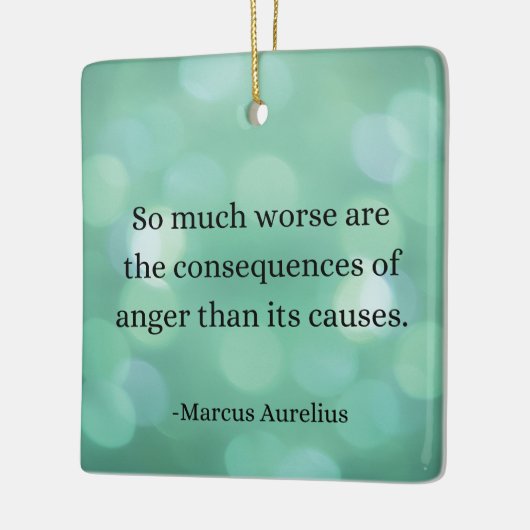 Marcus Aurelius: Erobern Sie Wut, finden Sie inner Keramikornament (Links)