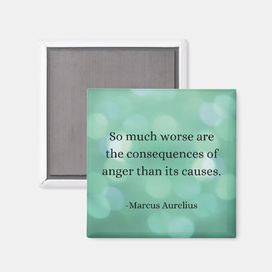 Marcus Aurelius: Erobern Sie Wut, finden Sie inner Magnet (Vorderseite/Rückseite)