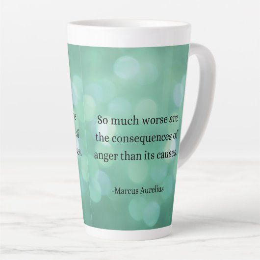 Marcus Aurelius: Erobern Sie Wut, finden Sie inner Milchtasse (Rechte Ecke)
