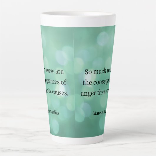 Marcus Aurelius: Erobern Sie Wut, finden Sie inner Milchtasse (Vorderseite)