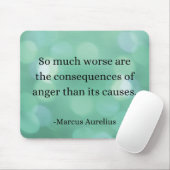 Marcus Aurelius: Erobern Sie Wut, finden Sie inner Mousepad (Mit Mouse)