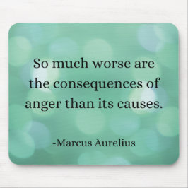 Marcus Aurelius: Erobern Sie Wut, finden Sie inner Mousepad