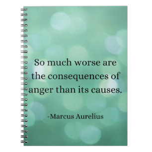 Marcus Aurelius: Erobern Sie Wut, finden Sie inner Notizblock