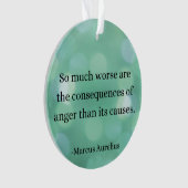 Marcus Aurelius: Erobern Sie Wut, finden Sie inner Ornament (Vorderseite)