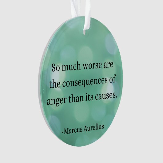 Marcus Aurelius: Erobern Sie Wut, finden Sie inner Ornament (Vorderseite)