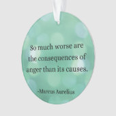 Marcus Aurelius: Erobern Sie Wut, finden Sie inner Ornament (Vorderseite)