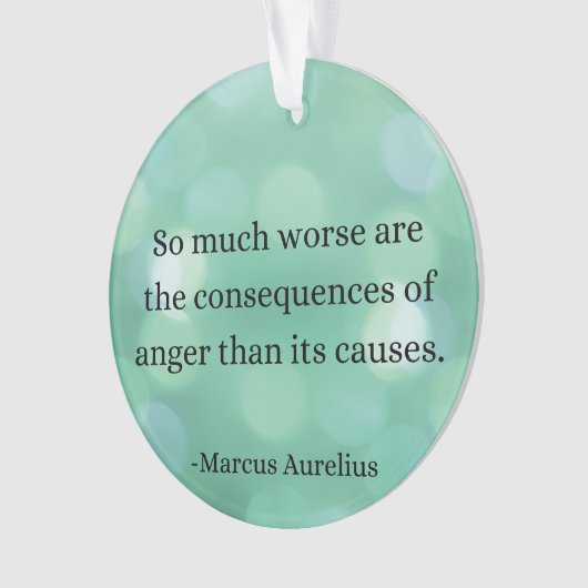 Marcus Aurelius: Erobern Sie Wut, finden Sie inner Ornament (Vorderseite)