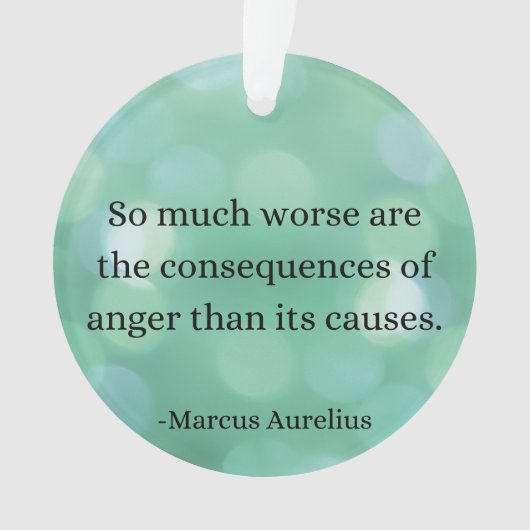 Marcus Aurelius: Erobern Sie Wut, finden Sie inner Ornament (Vorderseite)