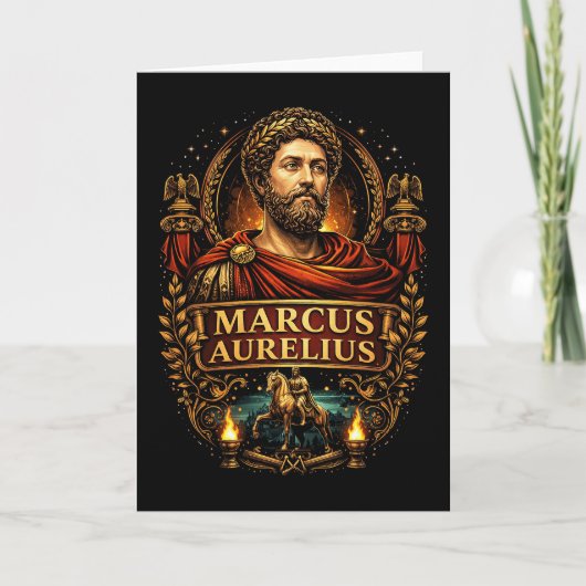 Marcus Aurelius Feiertagskarte (Vorderseite)