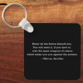 Marcus Aurelius Future Stoicism Zitat Schlüsselanhänger (Vorderseite)