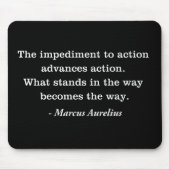 Marcus Aurelius Hemmschuh-Karte Mousepad (Vorne)