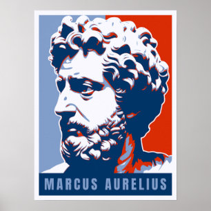 Marcus Aurelius Hope Style Stoicism Stoic Poster