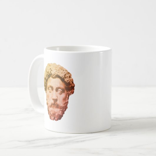 Marcus Aurelius Kaffeetasse (Vorderseite Links)